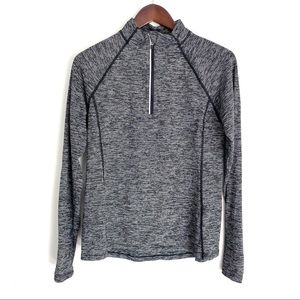 OLD NAVY Women's Small Gray Long Sleeve Pullover Activewear Shirt KK1